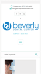 Mobile Screenshot of beverlydentalcenter.com